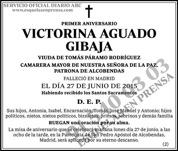 Victorina Aguado Gibaja